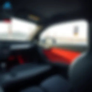 Close-up of the comfortable interior of adidas Advantage Siyah