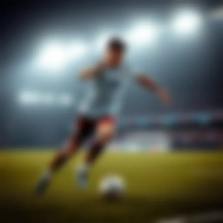 Player in Action with Adidas Copa Sense 2 Dynamic action shot of a player wearing Adidas Copa Sense 2 on the field