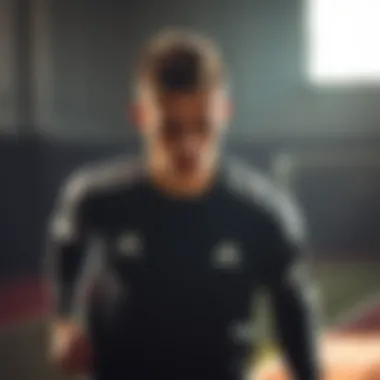 Adidas Deportivo FXG in Action An athlete wearing Adidas Deportivo FXG during an intense training session