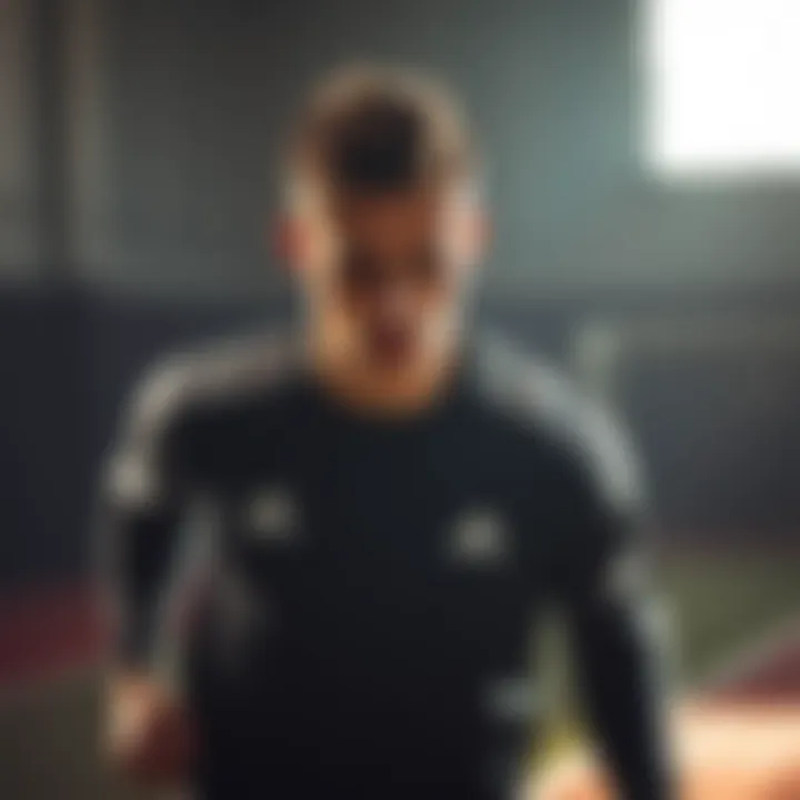 Adidas Deportivo FXG in Action An athlete wearing Adidas Deportivo FXG during an intense training session