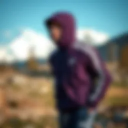 Adidas Helionic jacket showcasing design and material quality