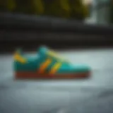 Elegant design of Adidas Samba Bordo showcasing its unique color and style