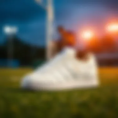 Adidas Samba Children's Shoes Adidas Samba children's shoes showcased in a vibrant sports setting