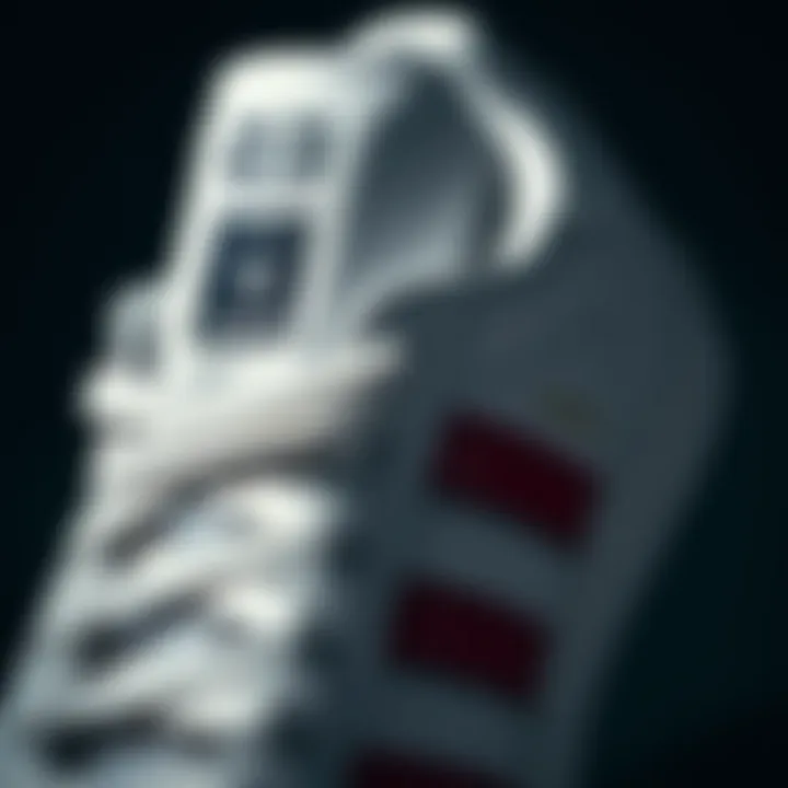 Design Features of Adidas Samba Close-up of the unique design features of Adidas Samba for kids