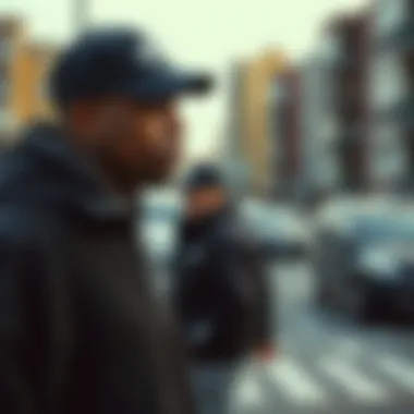 Different styling options featuring the Adidas black cap in urban settings