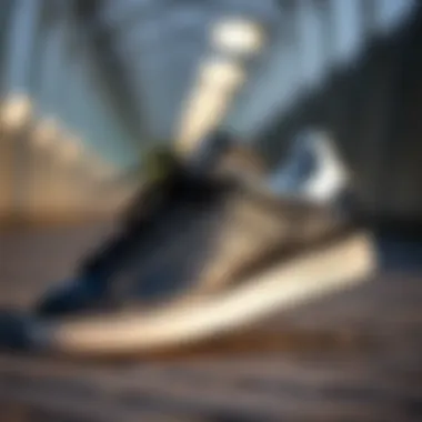 Key design features of the black Adidas Stan Smith