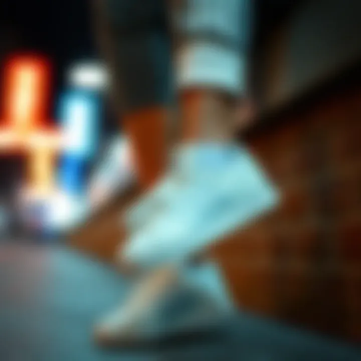 Fashionable outfit paired with Adidas sneakers for a chic look