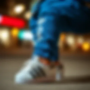 Stylish outfit pairing with Adidas Superstar baby shoes