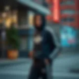 Stylish adidas tracksuit in urban setting