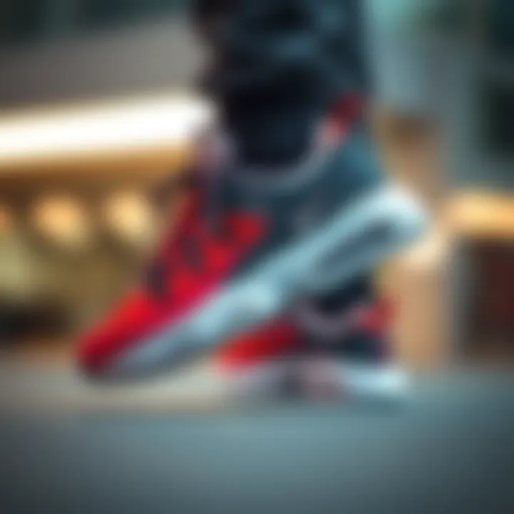 Stylish air sneakers showcasing modern design