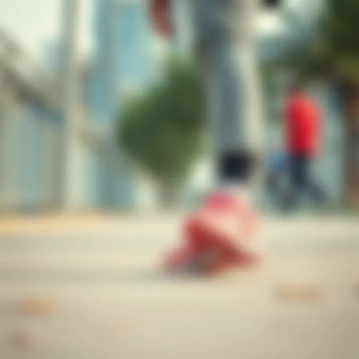 Individual enjoying comfort while wearing Asics shoes in everyday settings.