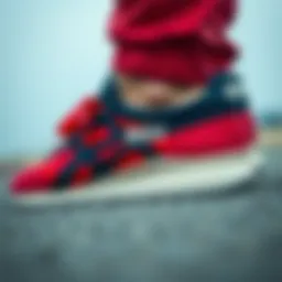 Stylized view of Asics Onitsuka Tiger Mexico 66 showcasing its retro design