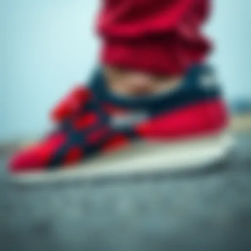 Stylized view of Asics Onitsuka Tiger Mexico 66 showcasing its retro design