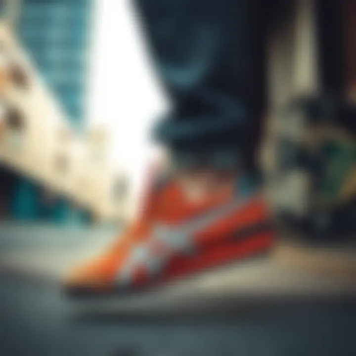 Urban Fashion Statement with Mexico 66 Asics Onitsuka Tiger Mexico 66 worn in an urban fashion setting