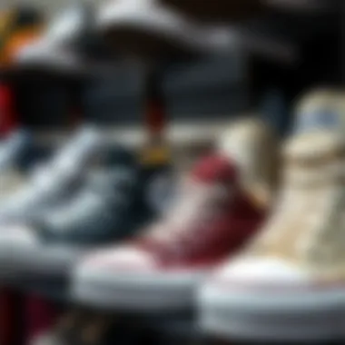 Diversity of Converse Models Various models of Converse shoes displayed together