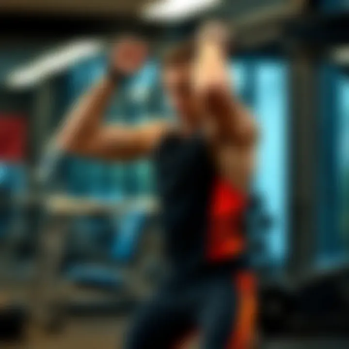 Fundamental Exercises for Fitness Starters A beginner performing basic fitness exercises