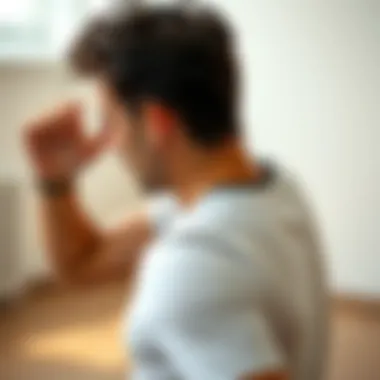 A person demonstrating a stretching exercise for lower back relief