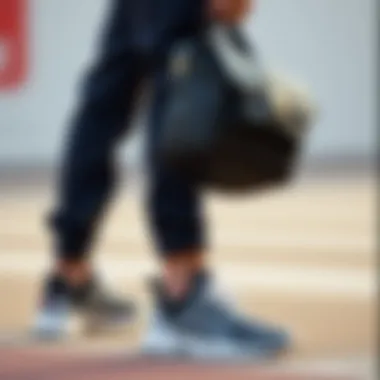 A trendy outfit complemented by Adidas ankle shoes, reflecting the latest fashion trends.