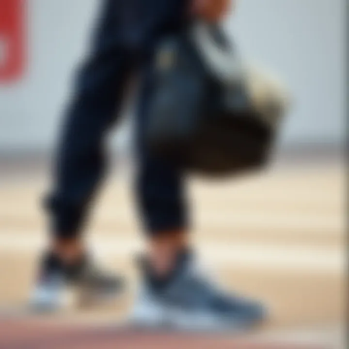 A trendy outfit complemented by Adidas ankle shoes, reflecting the latest fashion trends.