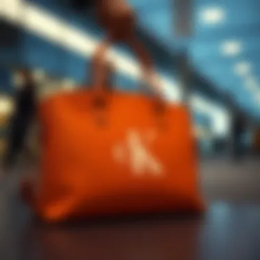 Stylish Calvin Klein handbag showcasing modern design