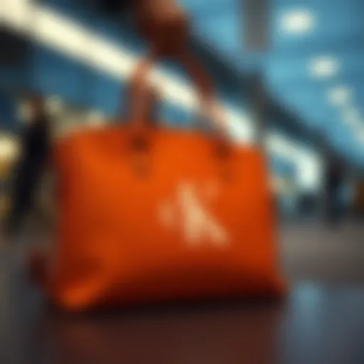 Stylish Calvin Klein handbag showcasing modern design