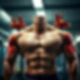 Illustration showcasing various chest exercises with proper form