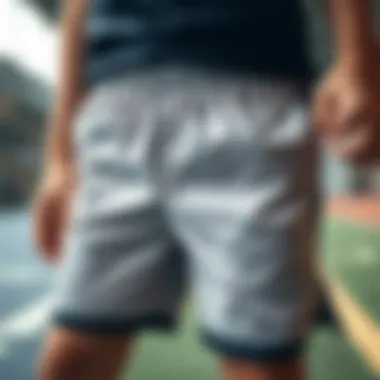 Functional Sports Shorts for Kids Functional shorts suitable for sports activities displayed