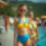 Colorful swimsuits for girls