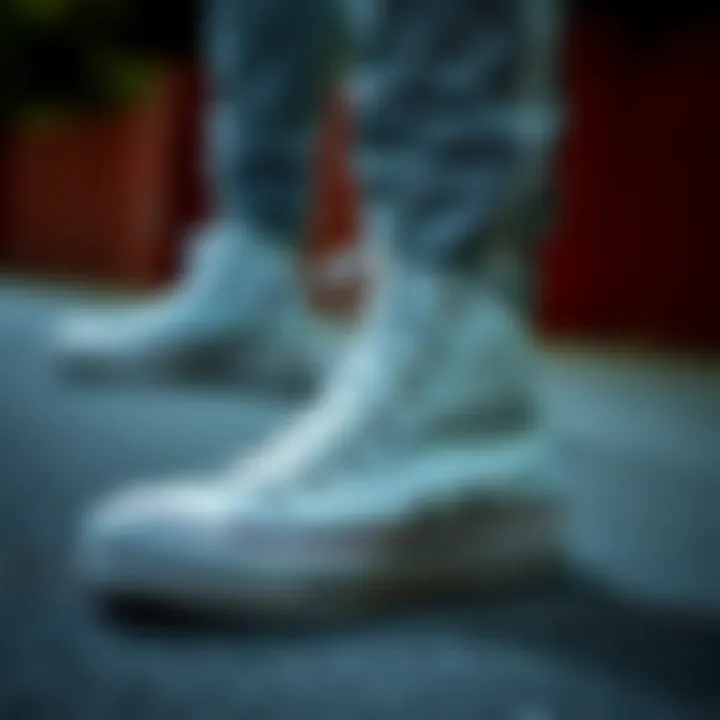 High-quality materials used in Converse boots.