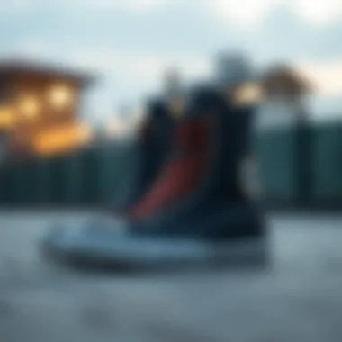 Stylish Converse boots showcasing their elegant design.