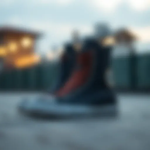 Stylish Converse boots showcasing their elegant design.