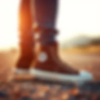 Tips for maintaining and styling brown Converse shoes