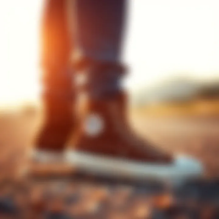 Tips for maintaining and styling brown Converse shoes