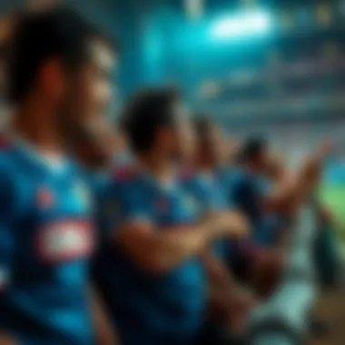 Passionate fans wearing the Çubuklu GS jersey during a match