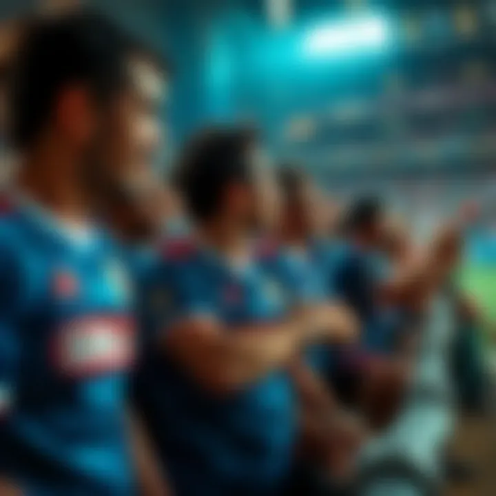 Passionate fans wearing the Çubuklu GS jersey during a match