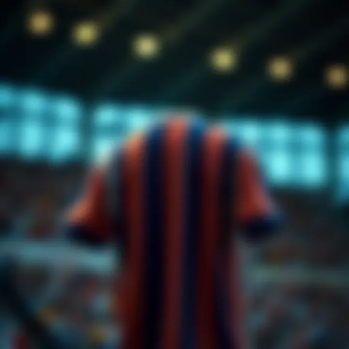 Historical representation of the Çubuklu GS jersey showcasing its unique stripes