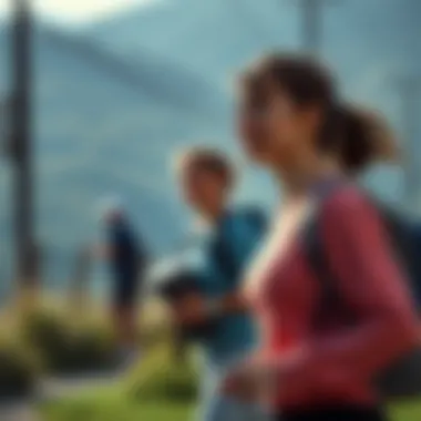 The Joys of Outdoor Walking Enjoying the fresh air while walking outdoors