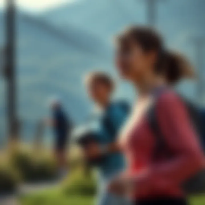 The Joys of Outdoor Walking Enjoying the fresh air while walking outdoors