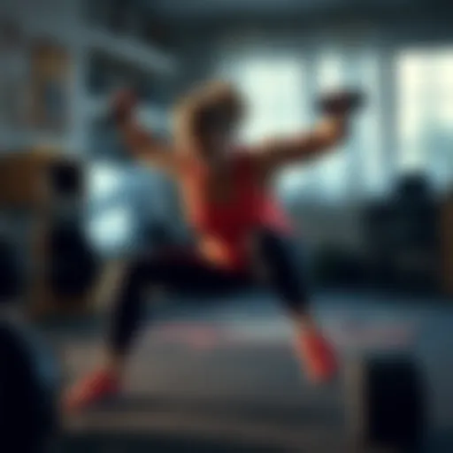 Dynamic Home Workout Routine Dynamic home workout routine illustration