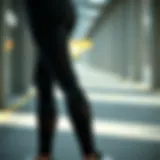 Stylish fitness leggings for athletic performance