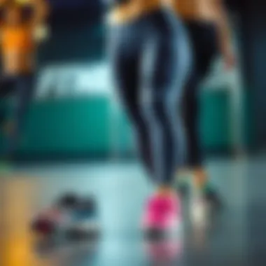 Material types used in high-quality fitness tights