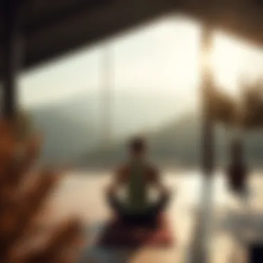 A serene environment promoting mindfulness and mental discipline.