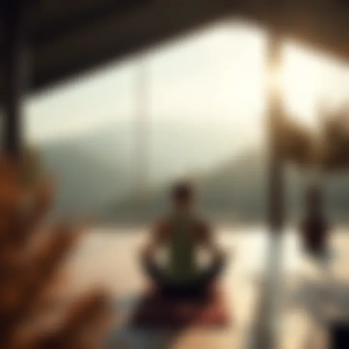 A serene environment promoting mindfulness and mental discipline.