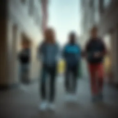 A stylish collection of sports attire reflecting contemporary trends