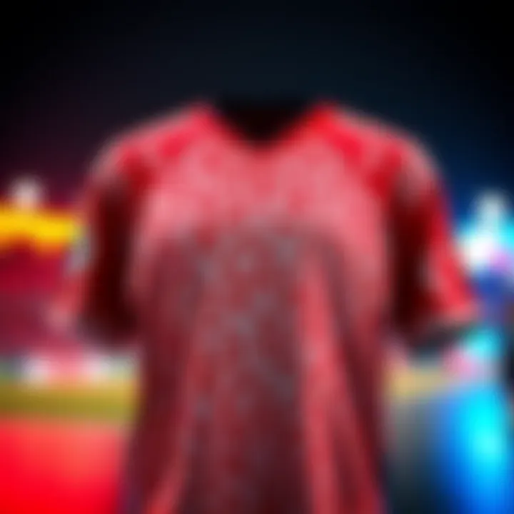 Galatasaray 2022 jersey design showcasing unique patterns