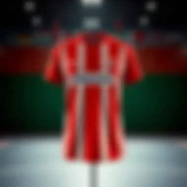 Galatasaray's alternative jersey displayed prominently against a sporty backdrop