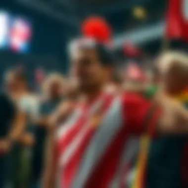 Fans showcasing their support with Galatasaray's alternative jersey