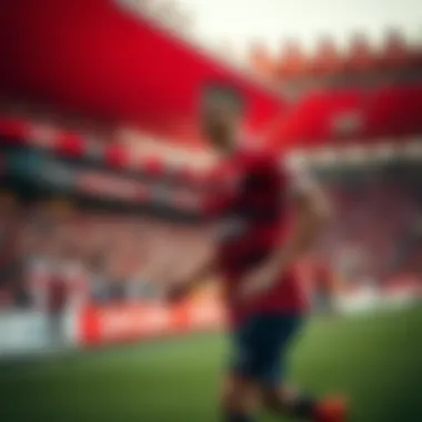 Galatasaray Fan in Action Fan wearing the latest Galatasaray jersey in action