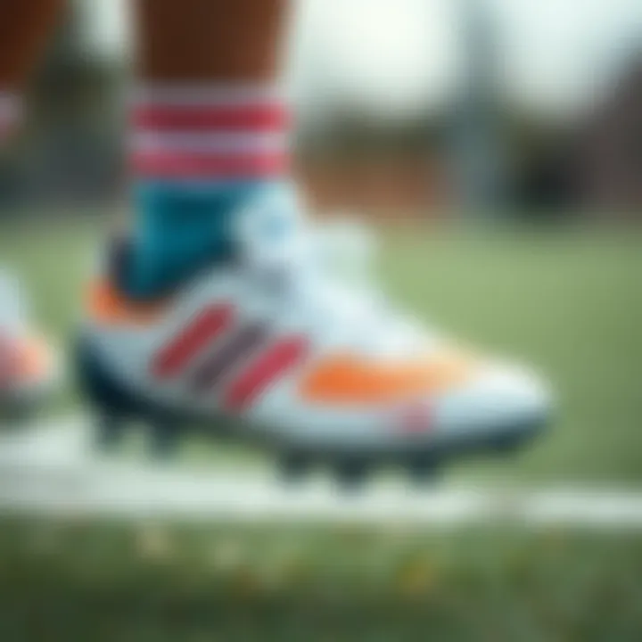 A guide showcasing various styles of children's cleats