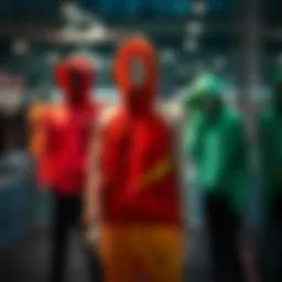 Innovative sportswear collection display